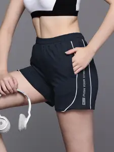 HRX by Hrithik Roshan Women Typography Printed Training Sports Shorts