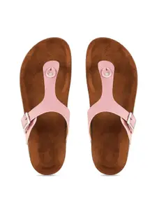 MOZAFIA Women T-Strap Flats