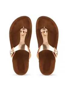 MOZAFIA Women T-Strap Flats