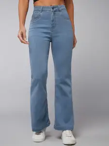 DOLCE CRUDO Women Bootcut High-Rise Stretchable Jeans