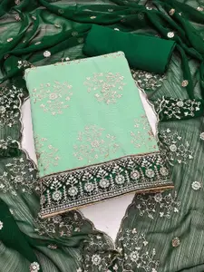 Panzora Ethnic Motifs Embroidered Unstitched Dress Material