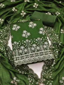 Panzora Embroidered Unstitched Dress Material