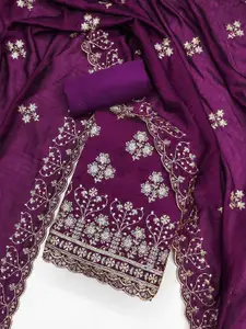 Panzora Embroidered Unstitched Dress Material