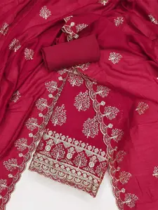 Panzora Embroidered Unstitched Dress Material