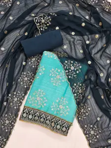 Panzora Ethnic Motifs Embroidered Unstitched Dress Material