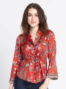 SHAYE Women Smart Floral Opaque Printed Casual Shirt