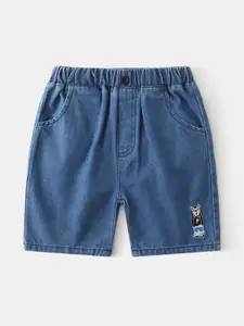 StyleCast Blue Boys Mid-Rise Shorts