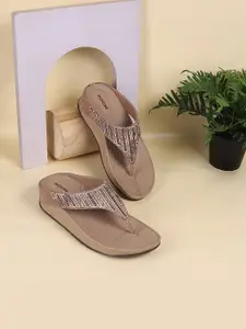 Mochi Embellished Open Toe Comfort Heels