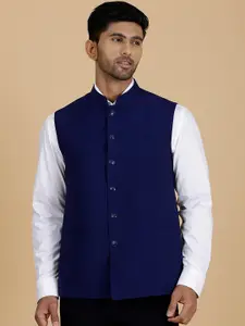 MODI JACKET Mandarin Collar Pure Wool Nehru Jacket