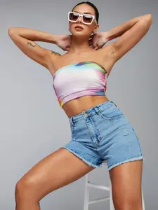 DOLCE CRUDO Women Denim Shorts