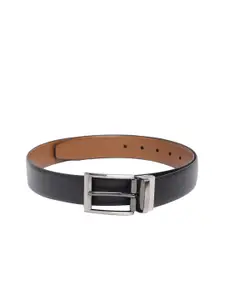 Allen Solly Men Textured Leather Reversible Formal Belt
