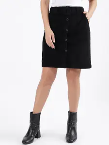Iconic Regular Fit Straight Above Knee Skirts