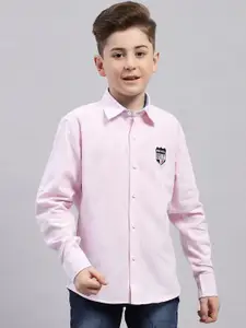 Monte Carlo Boys Spread Collar Cotton Casual Shirt