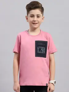 Monte Carlo Boys Typography Printed Cotton T-shirt