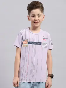 Monte Carlo Boys Striped Applique T-shirt