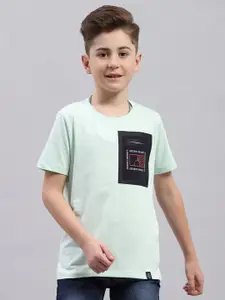 Monte Carlo Boys Round Neck Graphic Printed T-shirt