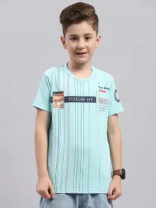 Monte Carlo Boys Striped Cotton T-shirt