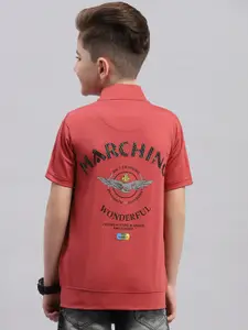 Monte Carlo Boys Pack Of 2 Typography Printed Cotton T-shirts