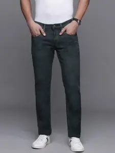 Louis Philippe Jeans Men Matt Slim Fit Light Fade Stretchable Jeans