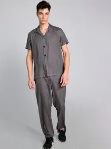 PURPLEMANGO THE FRUIT OF FASHION  Short Sleeve Shirt And Trouser Co-Ords