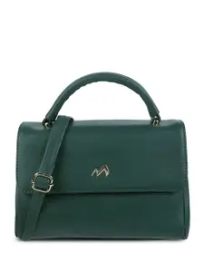 Metro Structured Satchel with Cut Work