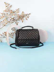 Mochi PU Structured Satchel with Quilted