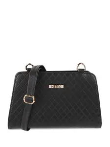 Metro Women Textured PU Two Fold Wallet