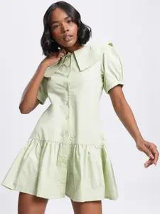 DressBerry Drop-Waist Mini Dress