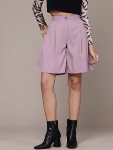 Roadster Loose Fit High-Rise Cotton Cambric Shorts