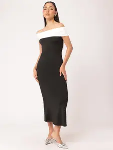 DressBerry Off-Shoulder Trendy Bodycon Bombshell Dress