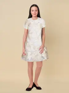 Allen Solly Junior Girls Floral Printed A-Line Dress