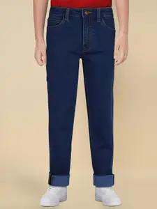 Allen Solly Junior Boys Relaxed Fit Mid-Rise Light Fade Jeans