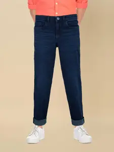 Allen Solly Junior Boys Relaxed Fit Mid-Rise Light Fade Jeans
