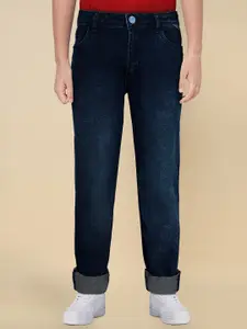 Allen Solly Junior Boys Slim Fit Low Distress Light Fade Jeans