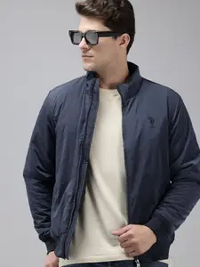 U.S. Polo Assn. Denim Co. Mock Collar Bomber Jacket