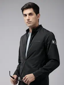 U.S. Polo Assn. Mock Collar Tailored Jacket