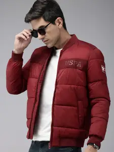 U.S. Polo Assn. Mandarin Collar Padded Bomber Jacket