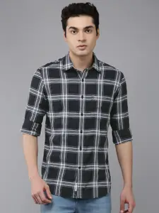 U.S. Polo Assn. Pure Cotton Tailored Fit Tartan Checks Casual Shirt