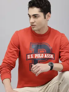 U.S. Polo Assn. Denim Co. Brand Logo Printed Sweatshirt