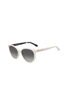 LOVE MOSCHINO Metal Plaque Women Cateye Sunglasses with UV Protected Lens 716736716657
