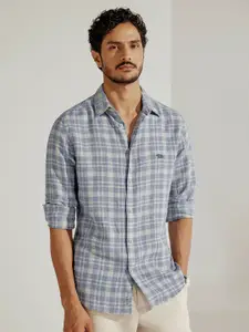 Andamen Casual Men Checked Slim Fit Casual Shirt