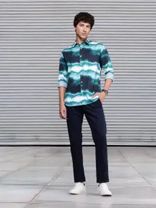 French Connection Slim Fit Dyed Opaque Pure Cotton Casual Shirt