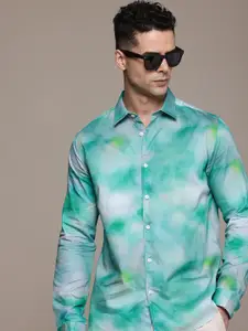 French Connection Slim Fit Dyed Pure Cotton Casual Shirt