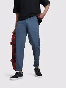 The Roadster Life Co. Men Relaxed Fit Pure Cotton Chinos