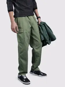 The Roadster Life Co. Men Cotton Relaxed Fit Cargos