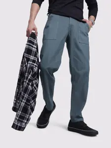 The Roadster Life Co. Men Pure Cotton Relaxed Fit Chinos