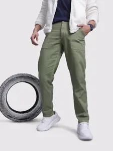 The Roadster Life Co. Men Relaxed Fit Pure Cotton Chinos