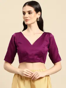 flaher Satin Readymade Saree Blouse