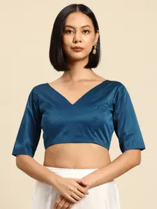 flaher Satin Readymade Saree Blouse