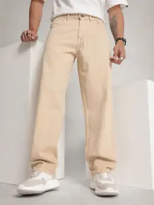 WROGN Men Pure Cotton Loose Fit Jeans